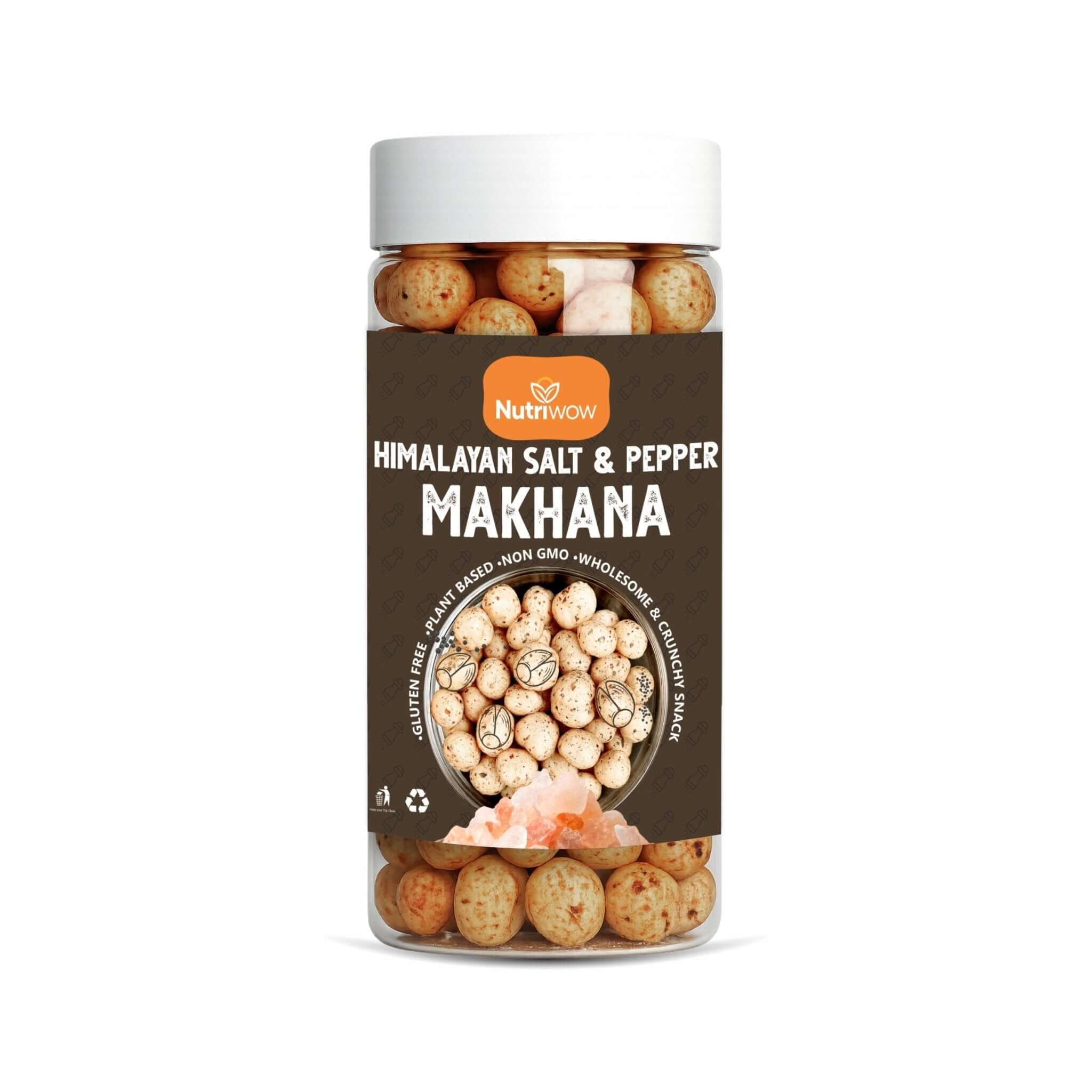 Nutriwow Himalaya Salt Makhana 80g - Nutriwow