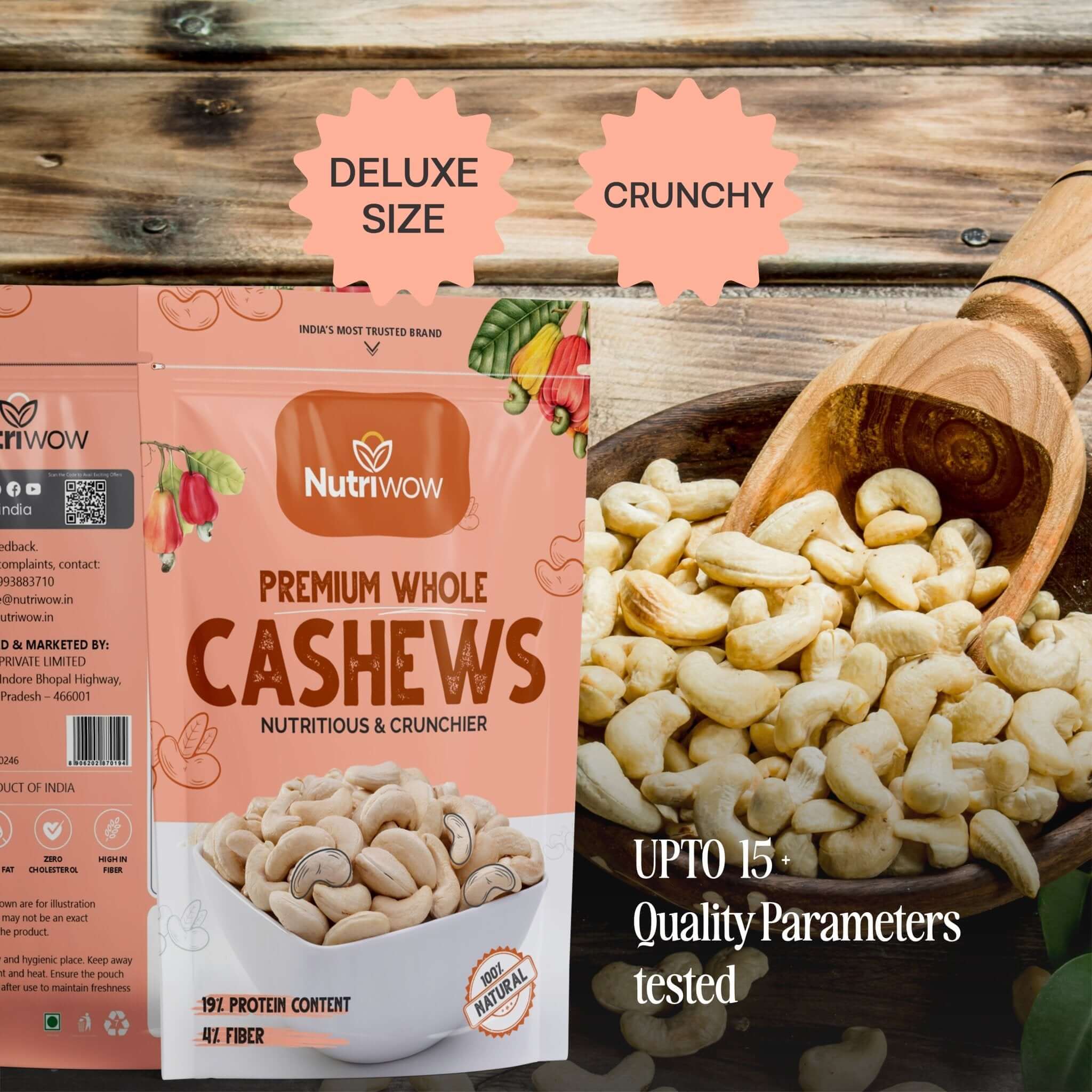 Nutriwow Premium Cashews | Kaju - Nutriwow