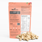 Nutriwow Premium Classic Roasted & Salted Pistachios & Whole Cashew | Pista and Kaju | 400g (200g each)