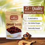 Nutriwow Premium Omani Dates, Khajur 400g and  Premium Green Raisins, Kishmish 500g