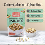 Nutriwow Premium Omani Dates 400g & Roasted & Salted Pistachios 200g | Khajur and Pista |