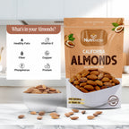 Nutriwow Premium Nuts & Dry Fruits Combo 1kg (Almonds 200g, Cashews 200g & Green Raisins 500g)