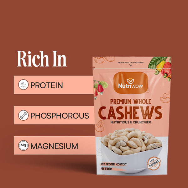 Nutriwow Premium Green Raisins 500g & Whole Cashews 200g |Kishmish & Kaju  |
