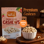 Nutriwow Premium Green Raisins 500g & Whole Cashews 200g |Kishmish & Kaju  |