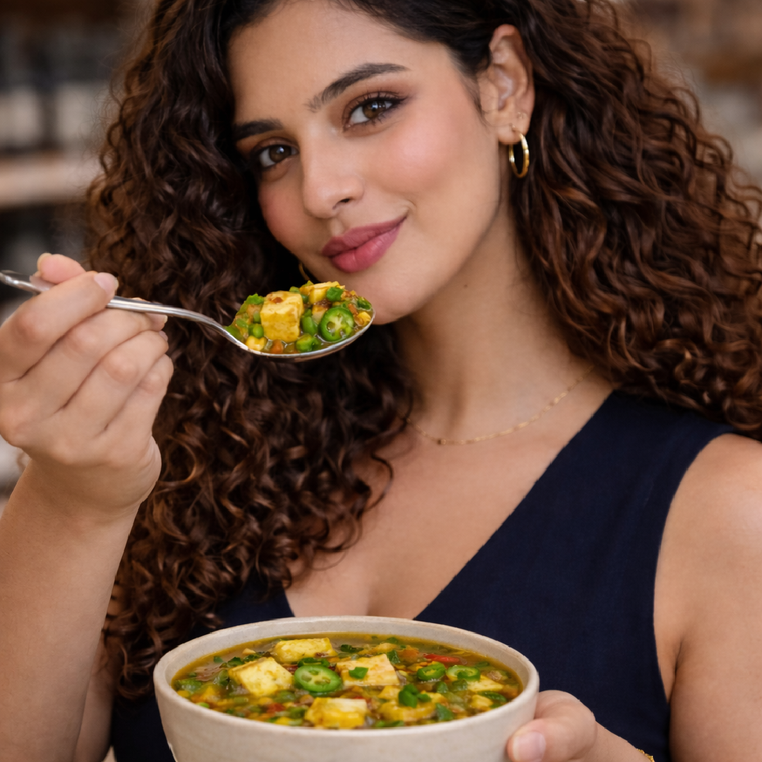Kuddle Super Meal Garlic Paprika – Ready to Eat High Protein Meal | 16g Protein | No Preservatives | Free From Vegetable Oil | 225g