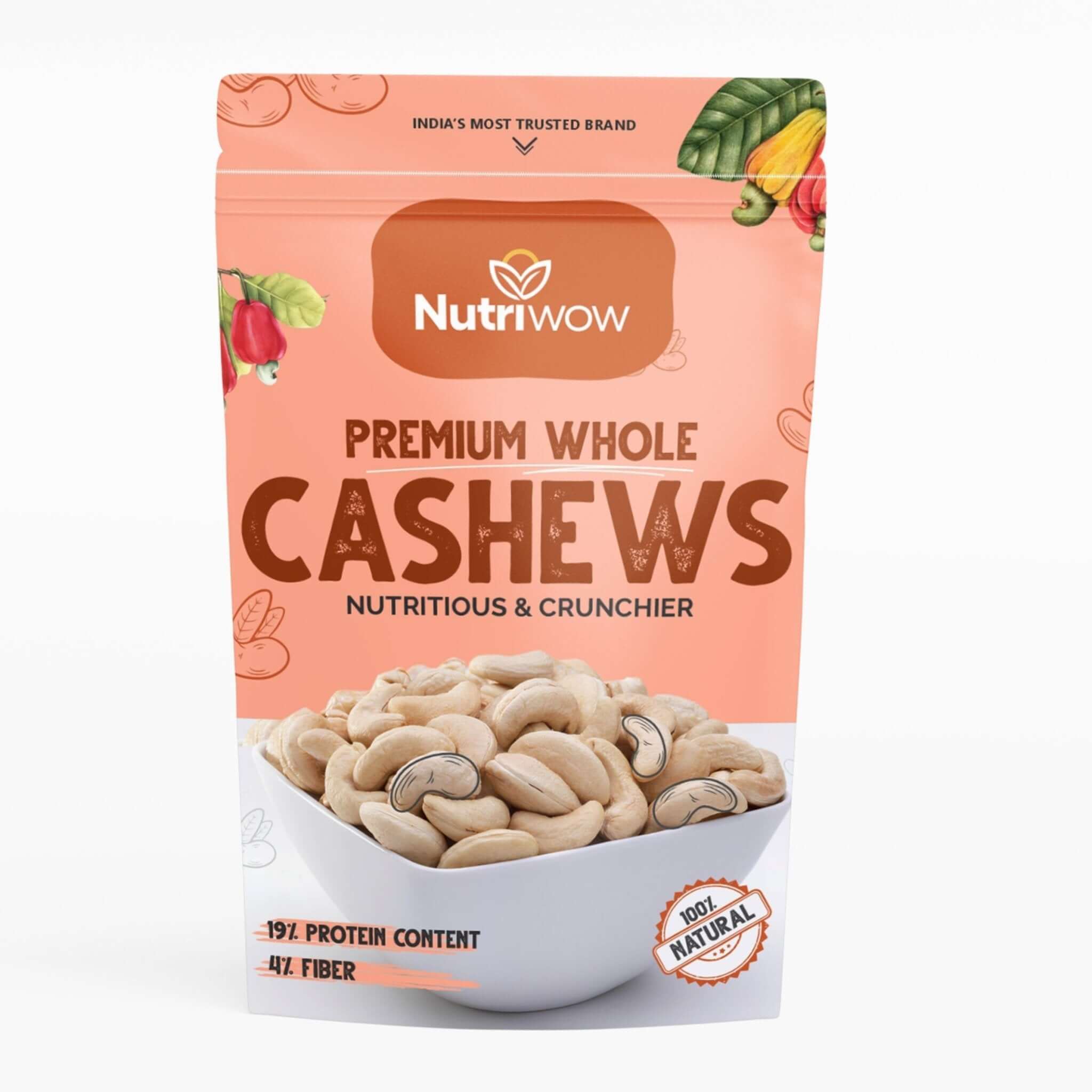 Nutriwow Premium Cashews | Kaju - Nutriwow
