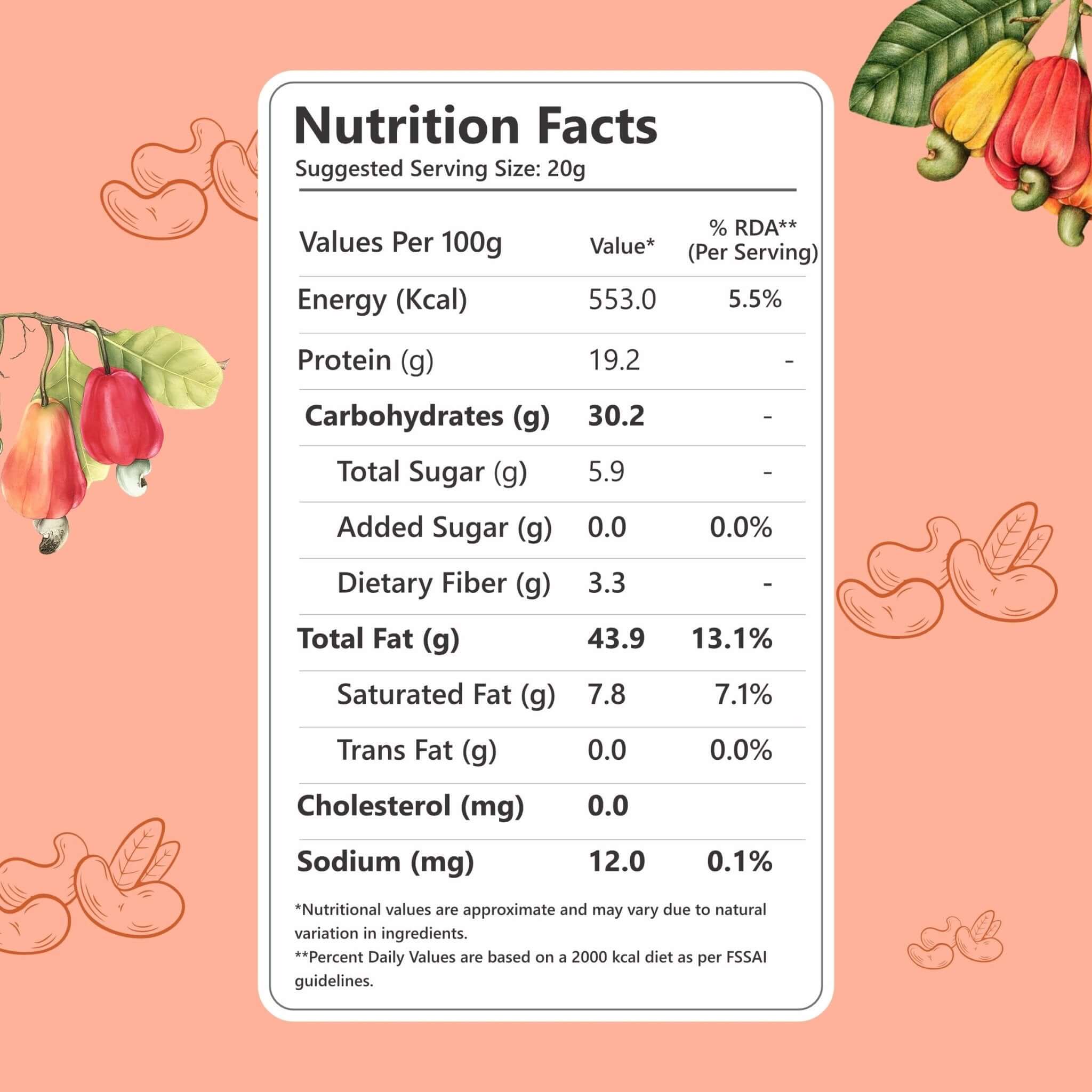 Nutriwow Premium Cashews | Kaju - Nutriwow