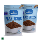Nutriwow® Premium Flax Seeds | Alsi Beej | 500g (250g Pack of 2)  - Nutriwow