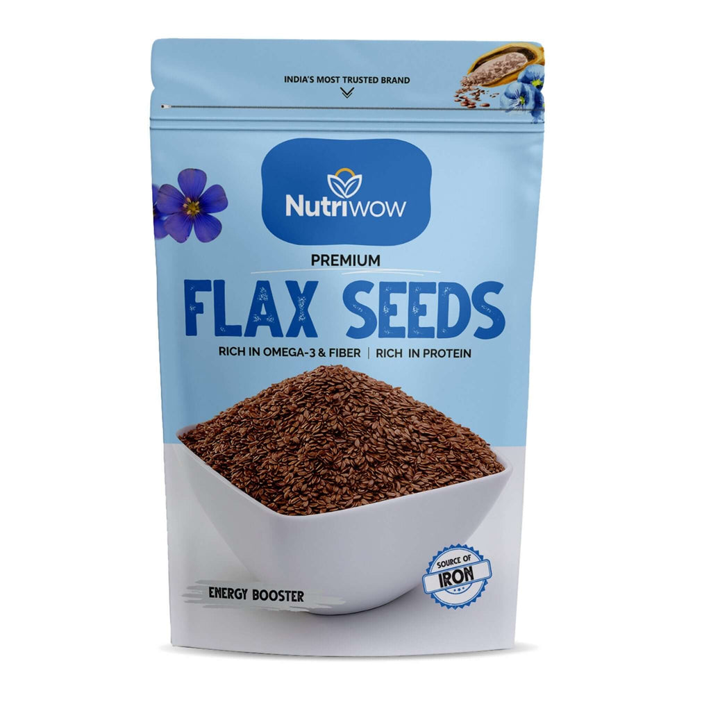 Nutriwow Premium Flax Seeds | Alsi Beej - Nutriwow