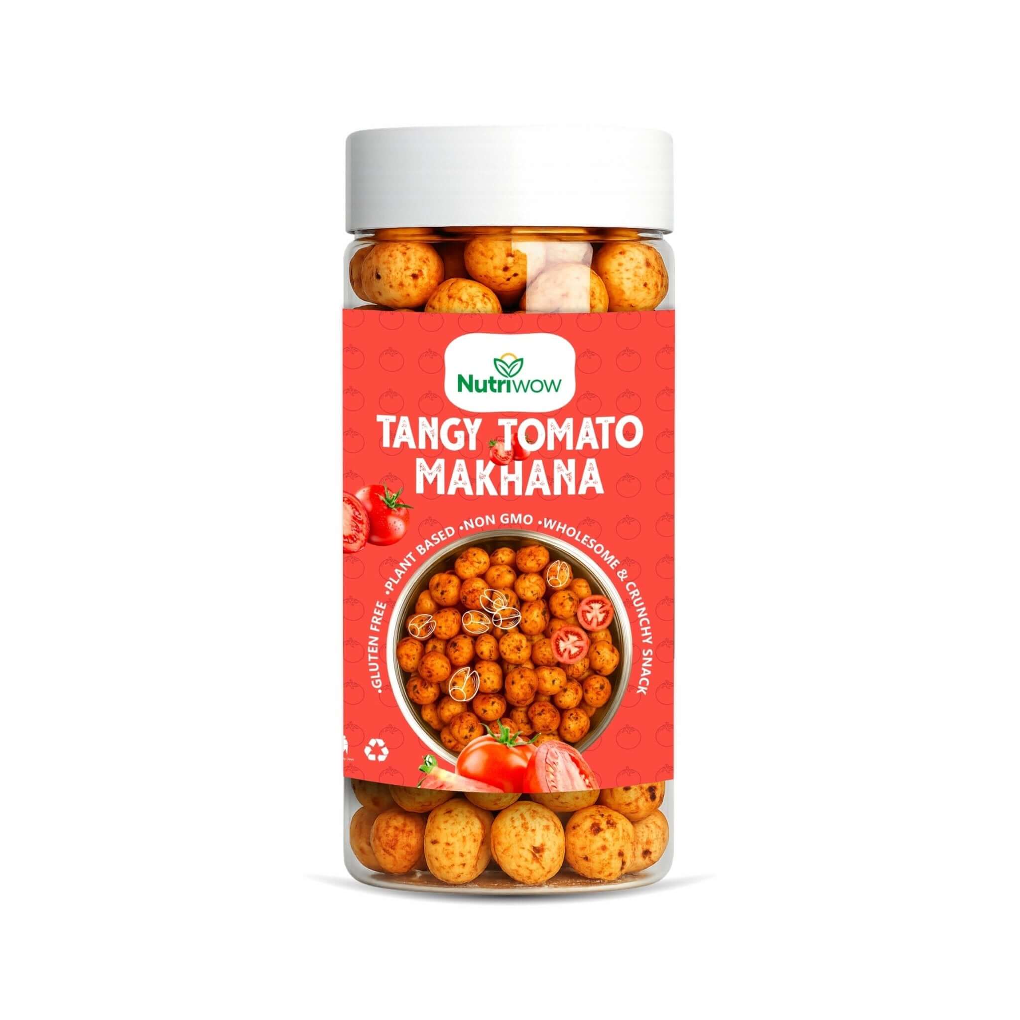 Nutriwow Tangy Tomato Makhana 80g - Nutriwow